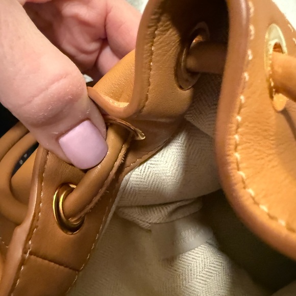 Loewe Tan Leather Balloon Bag Backpack main image 4